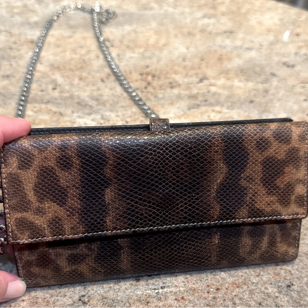 Gucci Exotic Rare Python Long Wallet - image 4
